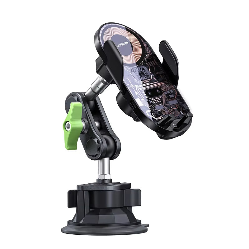 New Multifunctional Wireless Car Charger with Rotatable Suction Cup Mount