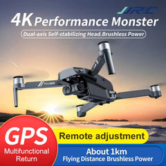 GPS Foldable Drone with Dual HD Cameras & Brushless Motors | MBM